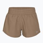 Shorts donna Nike One Dri-Fit 3" mink brown/reflective silver
