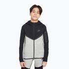Felpa per bambini Nike Sportswear Tech Fleece Full Zip dark grey heather/black/black/black