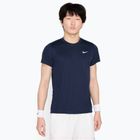Maglietta da tennis Nike Court Dri-Fit Victory ossidiana / bianca da uomo