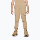 Pantaloni Nike Sportswear City Utility da bambino beige paracadute/nero