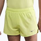 Pantaloncini da corsa da uomo Nike Fast Dri-Fit Brief Lined 3" light lemon twist/black