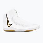 Nike Inflict 4 wrestling scarpa bianco / oro metallico / polvere di fotone / nero