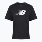 Maglietta da donna New Balance Sport Jersey Relaxed Logo black/white