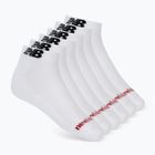 Calzini New Balance Everyday Low Cut 6 pairs white