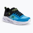 SKECHERS Meteor Lights nero/blu scarpe da bambino