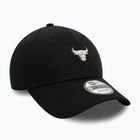 Cappello da baseball New Era Metallic Pin 940 Bulls nero