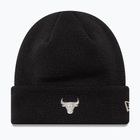 Berretto invernale New Era Metallic Beanie Bulls nero