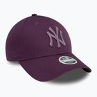 Berretto da baseball New Era Metallic 9FORTY New York Yankees donna viola scuro