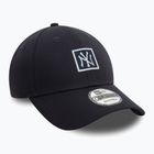Cappello da baseball New Era Metallic Patch 9FORTY New York Yankees navy