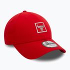 Cappello da baseball New Era Metallic Patch 9FORTY Chicago Bulls rosso