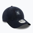 Cappello da baseball New Era Cord Patch 9FORTY New York Yankees navy