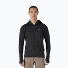 Uomo Patagonia R1 Hybrid Pullover Softshell Jacket nero
