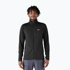 Felpa da uomo in pile Patagonia R1 Hybrid nero