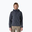 Felpa Patagonia R1 TechFace da uomo blu smolder