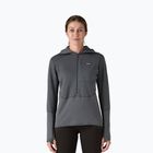 Giacca softshell da donna Patagonia R1 Hybrid Pullover Hoody smolder blu