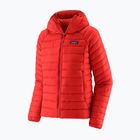 Giacca imbottita donna Patagonia Down Sweater Hoody sizzle red