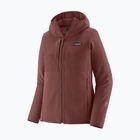 Giacca softshell Patagonia donna R2 CrossStrata Hoody rubino scuro