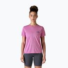 Patagonia Cap Cool Daily Graphic Shirt donna '73 skyline / brisk purple x-dye