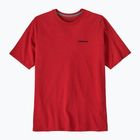 Patagonia P-6 Logo Responsabili-Tee da uomo rosso amanita