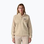 Felpa da trekking Patagonia donna LW Synch Snap-T P / O flow: bianco dyno