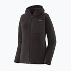 Felpa con cappuccio in pile R1 Air Full-Zip da donna, nero