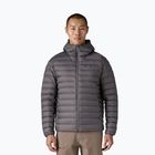Giacca a piumino da uomo Patagonia Down Sweater Hoody forge grey con forge grey