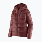 Patagonia piumino donna Fitz Roy Down Hoody rubino scuro w / rosso sfrigolio