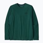 Patagonia P-6 Logo Responsibili Uomo manica lunga verde cascata