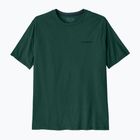 Camicia da uomo Patagonia P-6 Logo Responsabili-Tee verde cascata
