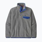 Felpa da uomo Patagonia LW Synch Snap-T P / O nickel w / clement blue trekking