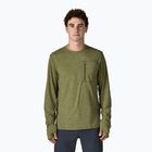 Maglia a maniche lunghe da uomo Patagonia Capilene Cool Sun caper green/buckhorn green x-dye