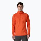 Felpa da uomo Patagonia R1 Ultralight Hoody coal orange