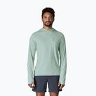 Felpa da uomo Patagonia Capilene Cool Sun Hoody thermal blue/thin ice x-dye