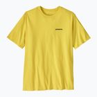 Maglietta da uomo Patagonia P-6 Logo Responsibili-Tee p-6 outline/lemon zest