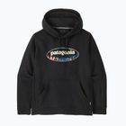 Felpa da uomo Patagonia '95 Oval Logo Uprisal Hoody Black: Kaleido