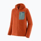 Felpa trekking da uomo Patagonia R1 Air Full Zip Hoody coal orange