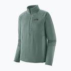 Felpa in pile da uomo Patagonia R1 blue sage