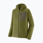 Felpa trekking da uomo Patagonia R1 Air Full Zip Hoody caper green