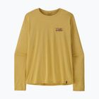 Maglia a maniche lunghe da uomo Patagonia Capilene Cool Daily - '73 Skyline limestone yellow/light limestone yellow c-dye