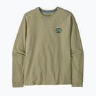 Maglia a maniche lunghe da trekking da uomo Patagonia Great Waves Responsibili Tee gumtree green