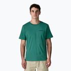 Maglietta da uomo Patagonia P-6 Logo gem green
