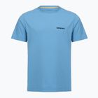 Maglietta da uomo Patagonia P-6 Shore blue logo