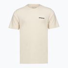 Maglietta da uomo Patagonia P-6 Logo undyed natural