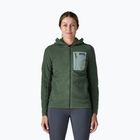 Pile donna Patagonia R1 Air Full-Zip Hoody canopy green