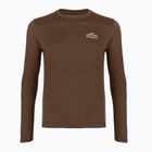 Maglia da trekking a maniche lunghe da uomo Patagonia Cap Cool Daily Hut Tripper LS berm brown - light berm brown x-dye