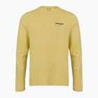 Longsleeve da uomo Patagonia Cap Cool Daily Boardshort Logo LS limestone yellow - Light Limestone yellow x-dye