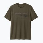 T-shirt da uomo Patagonia Cap Cool Trail Stratapeaks basin green