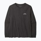 Longsleeve da uomo Patagonia Fitz Roy Foothills LS ink black