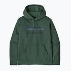 Felpa da uomo Patagonia P-6 Logo Uprisal Hoody p-6 outline: canopy green