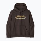 Felpa da uomo Patagonia '95 Oval Logo Uprisal Hoody Den Brown: Heliotropic